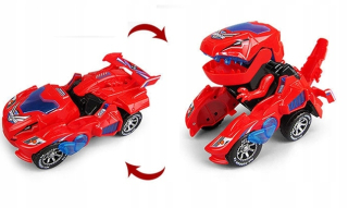 TRANSFORMERS - Auto Transformátory Dinosaur svieti vodičskou hudbou