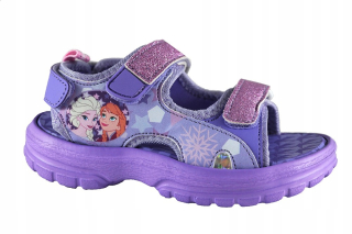 Elsa Frozen - Detské sandmíny Disney Land of Ice Fiolet R-32