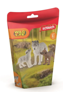 Schleich Wild Life Vlčiak so šteňatami 42472