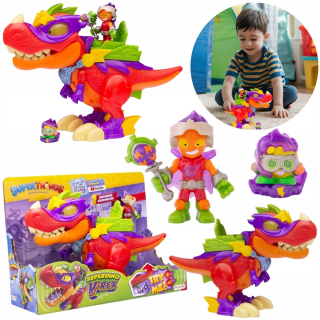 Sada figúrka Super Zings dinosaurus superdino + príslušenstvo SuperThings 3 el.
