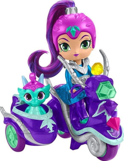 Shimmer a Shine - Shimmer a lesk Zeta bábika s lietajúcim skútrom