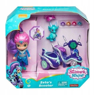 Shimmer a Shine - Shimmer a Shine Scooter a zeta bábika