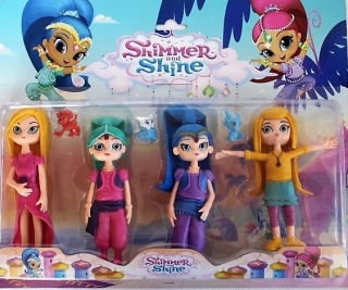 Shimmer a Shine - Shimmer a Shine Set 4 Obrázok Wysok. 15cm SupE