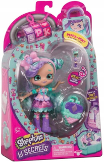 Shopkins - Shopkins Lil 'Tajomstvo Peppa-Mint bábika Figurine