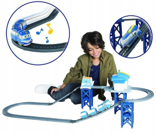 Robotické vlaky - Silverlit Robot Trains Set Station Train Sound