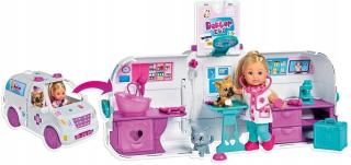 Evi bábika - Simba Doll Dr. Evi Ambulance 2in1