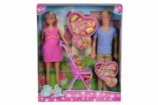 STEFFI bábika - Simba - Steffi Love Doll Set Happy Births
