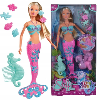 STEFFI bábika - Simba Steffi Doll Syrena s Unicorn