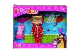 Máša a medveď - Simba, Masha a Bear Masha hrá tenis
