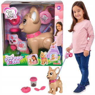 CHI CHI LOVE - Simba pes chi chi láska poo poo šteňa robí koláč