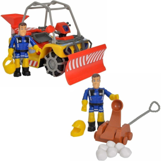 Požiarnik Sam  - Simba Fiseman Sam Snow Quad Mercury + Catapult