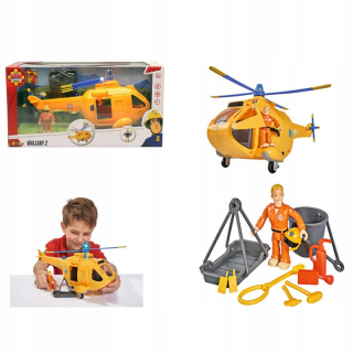 Požiarnik Sam - Simba Firefighter Sam sa nachádza s vrtuľníkom Wallaby II