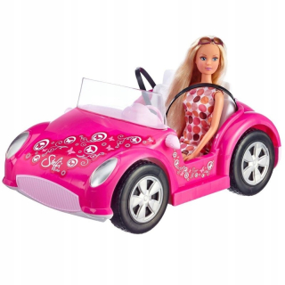 STEFFI bábika - Simba steffi bábika v aute kabriolet 8332