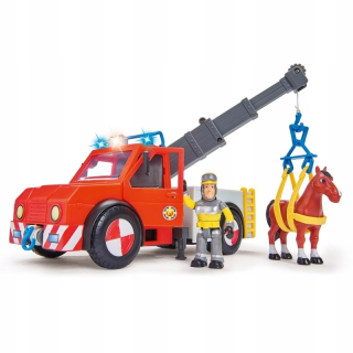 Požiarnik Sam  - Simba Fireman Sam Crane Phoenix Figurine a koni 3+