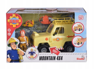 Požiarnik Sam  - Simba Fireman Sam Jeep Rescue Figurine + príslušenstvo