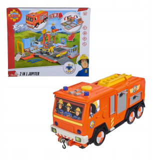 Požiarnik Sam  - Simba Fireman Sam Jupiter 2in1 Remio Mercury