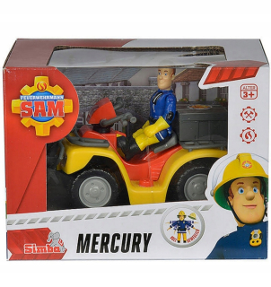 Požiarnik Sam  - Simba hasič Sam Mercury Quad s obrázkom
