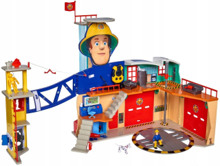 Požiarnik Sam  - Simba Firefighter Sam Remizi XXL z obr. Svetelný zvuk