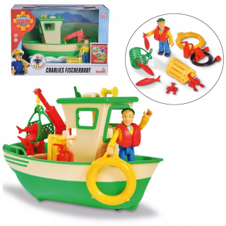 Požiarnik Sam - Simba Fireman Sam Rybársky Boat Charli