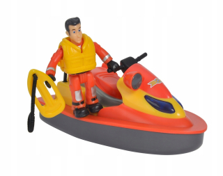 Požiarnik Sam  - Simba Fireman Sam Scooter Juno verzia 2.0 s obrázkom