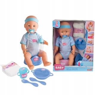 STEFFI bábika - Siulated dolle Simba Boy New Born Baby
