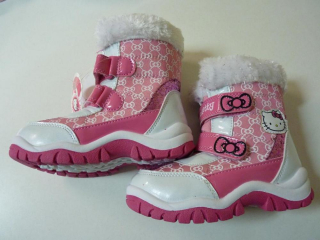 HELLO KITTY Snehové topánky, topánky, topánky, Hello Kitty Size Sireles.26 Propagácia
