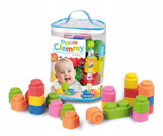Soft Clemy Blocks Bag 48 PCS Clementoni 17134