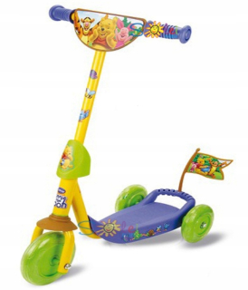 Medvedík Pú - Pevný kov Scooter Winnie Pú SMOBY SI