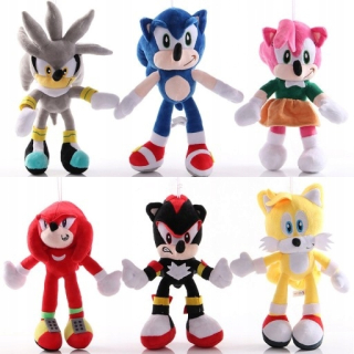 SONIC hračky - Sada 6-dielnych bábik Ježek Sonic