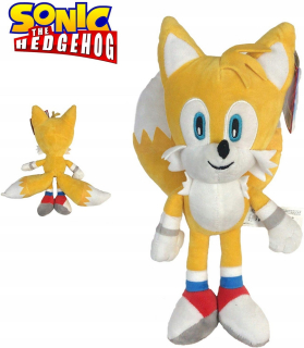 SONIC hračky - Sonic Pluszak cca. 33 cm maskot chvosty žltá líška