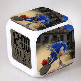 SONIC hračky - Sonic The Hedgehog Budík LED chvosty Burg