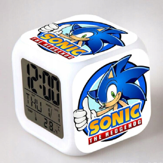 SONIC hračky - Sonic The Hedgehog Budík LED LED chvosty
