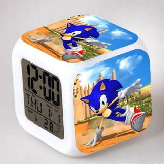 SONIC hračky - Sonic The Hedgehog Budík LED chvosty