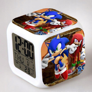 SONIC hračky - Sonic the Hedgehog Budík LED chvosty nebesia