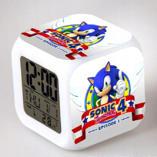 SONIC hračky - Sonic The Hedgehog Budík LED chvosty MI