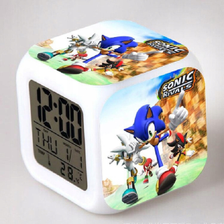 SONIC hračky - Sonic The Hedgehog Budík LED chvosty Mi Czarn