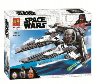 STAR WARS - Space Wars Kravatu Interceptor Black As 408 ELE. Hit!