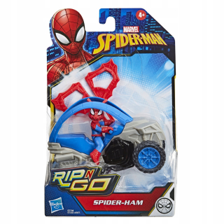 SPIDERMAN - Pavúčí muž. Vozidlo s postavou RIP n Go Spiderham