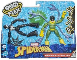 SPIDERMAN - Spiderman Figures Bend a Flex Spider-Man vs Doc