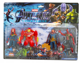 SPIDERMAN - Spiderman Hulk Figúrka Avengers Sound 4 ks. USA