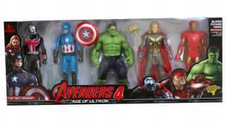 SPIDERMAN - Spiderman Hulk Figurine Sound Avengers 5 ks. USA