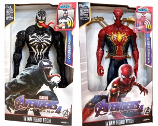 SPIDERMAN - Spiderman VENOM Figurine pohybujúci sa 2 ks set