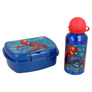 SPIDERMAN - Spiderman - LunchBox Set + hliníková fľaša 4