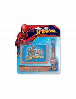 SPIDERMAN - Spiderman peňaženka hodinky