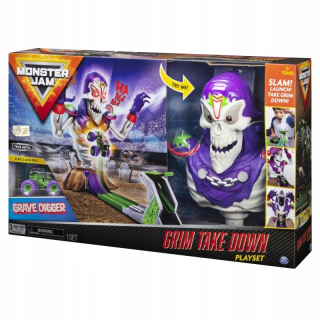 Monster High Bábiky - Spin Master Car Tor Monster Jam Set Zom