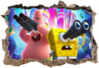 Spongebob - Spongebob Movie Nástenné Maľby 3D Deti 130x90cm