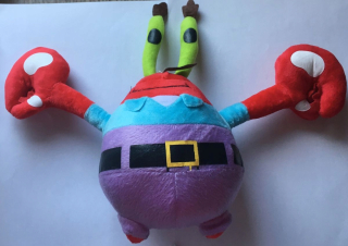 Spongebob - SpongeBob: Pán Crab Mascot Push 25 cm