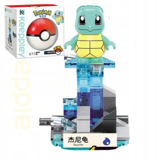 Pokémoni - Squirtle Pokemon Lego kompatibilný s Pokerball