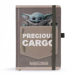 STAR WARS - Star Wars Mandalorian Notes A5 kožené čiary 120