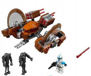 STAR WARS - Starwar Hailfire Droid Tank 163 prvky